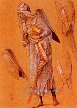  Burne Canvas - King Gaspar PreRaphaelite Sir Edward Burne Jones